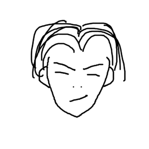 藤江直樹の似顔絵