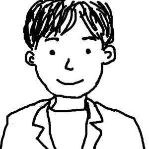 平松駿介の似顔絵