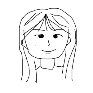 池田琴音の似顔絵